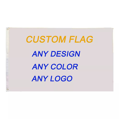 Bandeira de impressão digital personalizada de poliéster dupla face 100% poliéster Bandeira de país