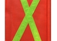 Bandeiras alaranjadas da segurança da malha da tela, ouro da forma de X ou bandeiras alaranjadas de prata do cuidado fornecedor
