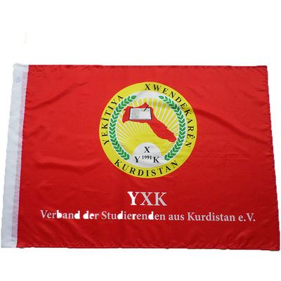 Bandeira feita sob encomenda do poliéster de YAOYANG para a propaganda exterior da promoção