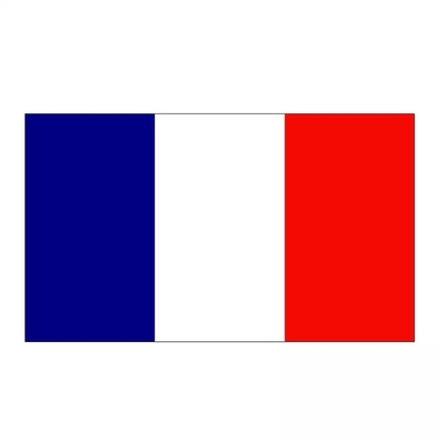 Impresso 3X5FT Bandeira Tricolor da França Bandeira do País 100% Poliéster Pronto para Enviar