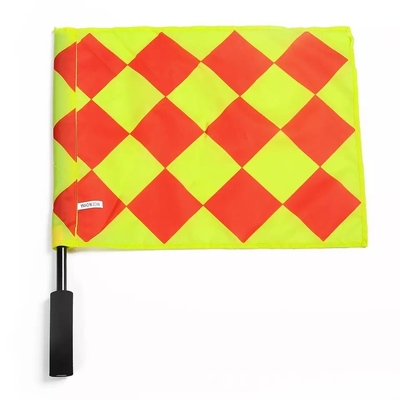 Bandeiras de árbitro de futebol de poliéster personalizadas portáteis Designs OEM/ODM