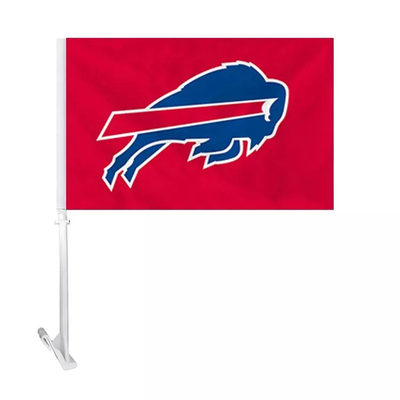 Bandeiras feitas sob encomenda Digitas da janela de carro que imprimem a bandeira da janela dos Buffalo Bills de 30x45cm