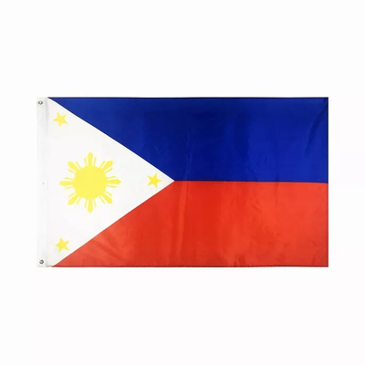Bandeira feita sob encomenda Digital de Filipinas 3X5 que imprime a bandeira 100% filipina do poliéster