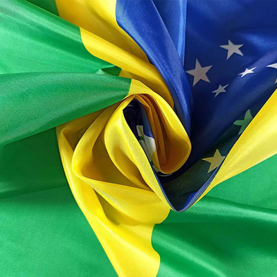 de 3X5ft Brasil de país da bandeira do poliéster bandeiras 100% de países feitas sob encomenda