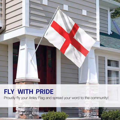 as bandeiras Pantone da estamenha de 3x5ft Inglaterra colorem a bandeira nacional de Inglaterra do poliéster